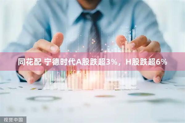 同花配 宁德时代A股跌超3%，H股跌超6%